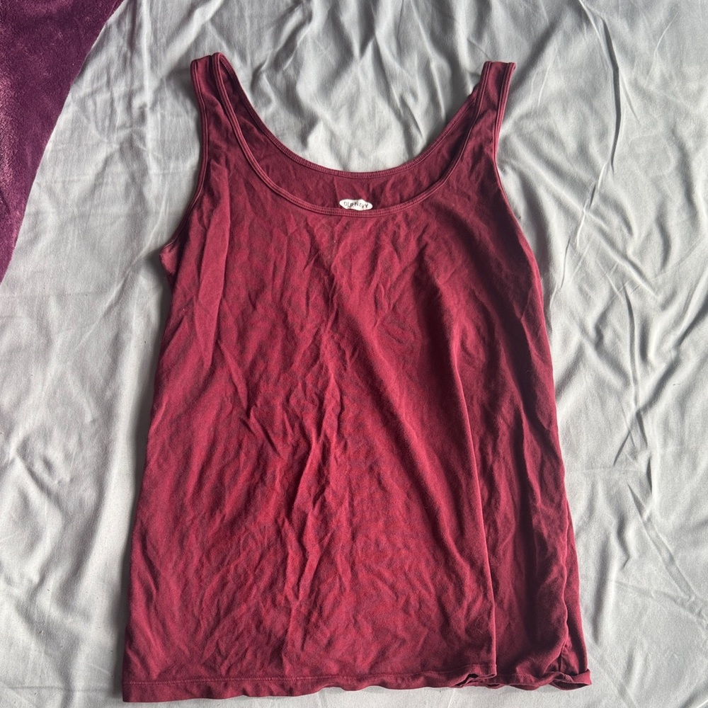 Old Navy Maroon Tank Top